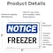 Signmission Freezer, 5 in W x Rectangle, Vinyl Decal OS-2PACK-NS-D-35-L-12917 - alternate 5